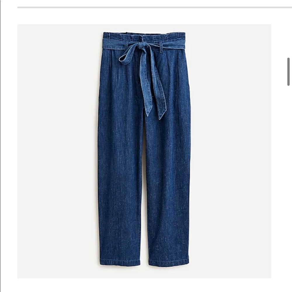 JCrew Paper bag pant